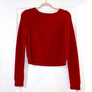Forever 21 Knit Cropped Sweater Sz Medium
